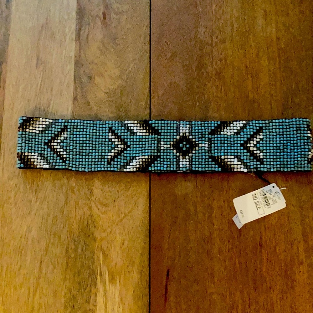 Cocobelle Turquoise Beaded Belt - brand new